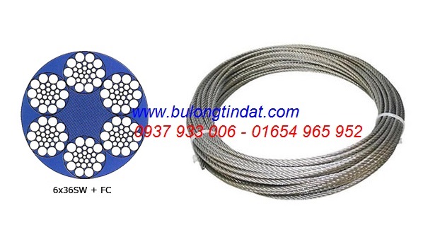 Cáp thép lõi bố